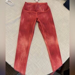 Alia Coral Activewear Leggings